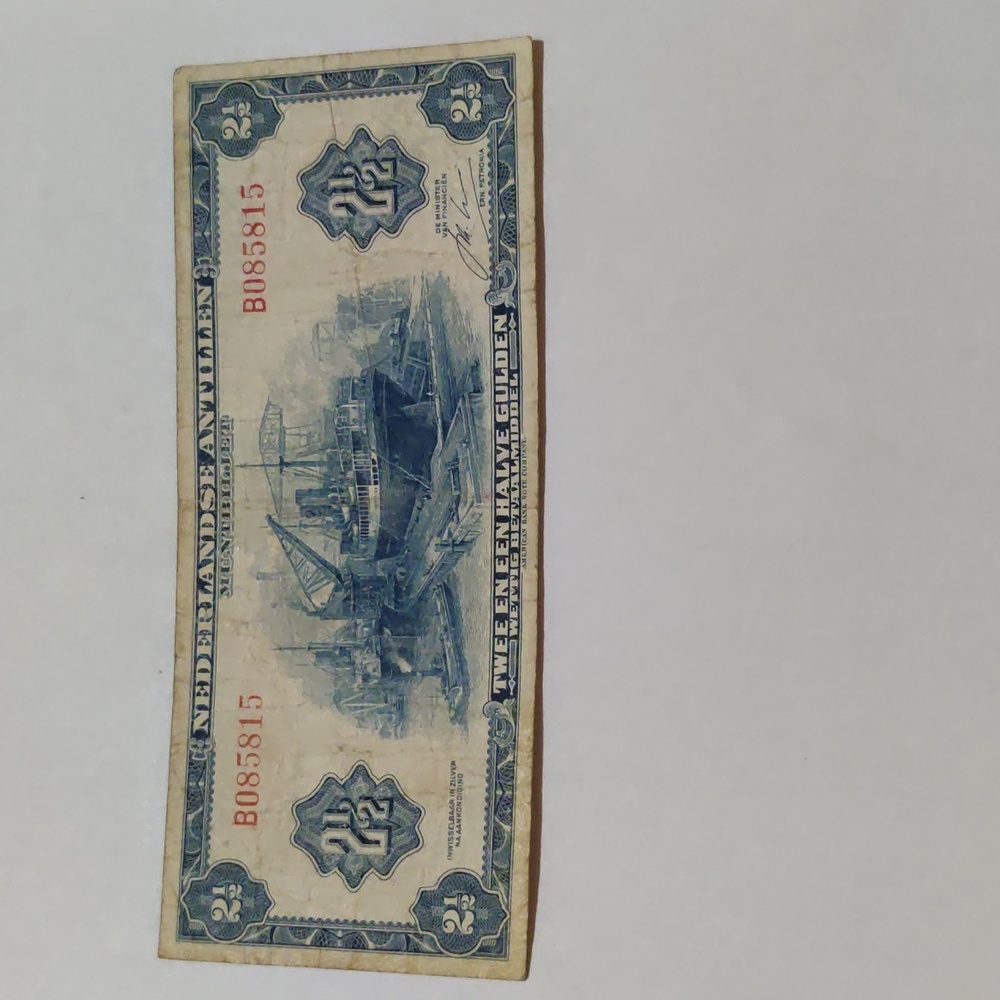 Netherlands Antilles 2 1/2 Gulden 1964